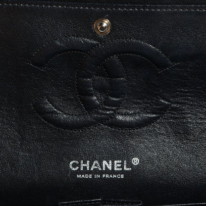 Chanel Washed Lambskin Quilted Hybrid Jumbo Double Flap Black 6 of 8