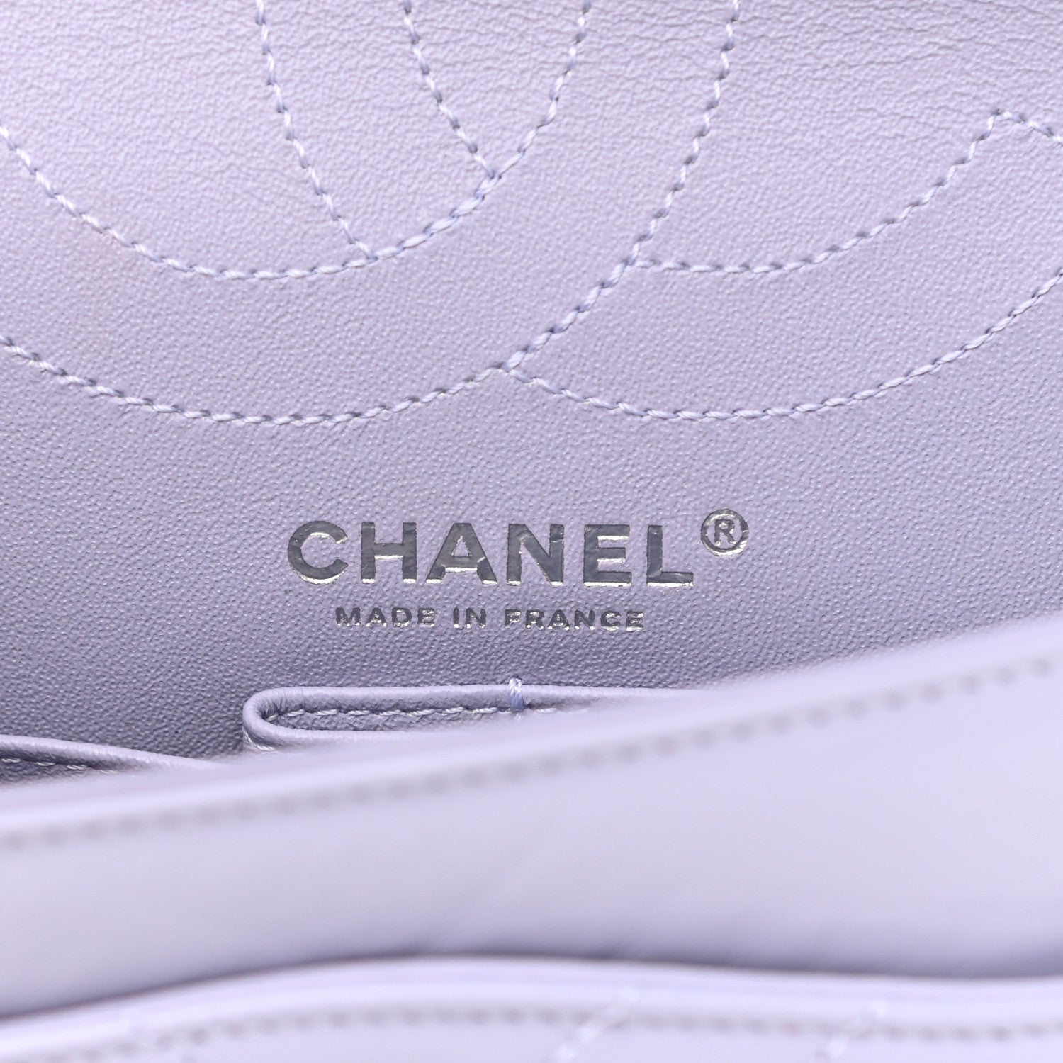 Chanel Aged Calfskin Chevron Quilted 2.55 Reissue 225 Flap Light Purple 6 of 10