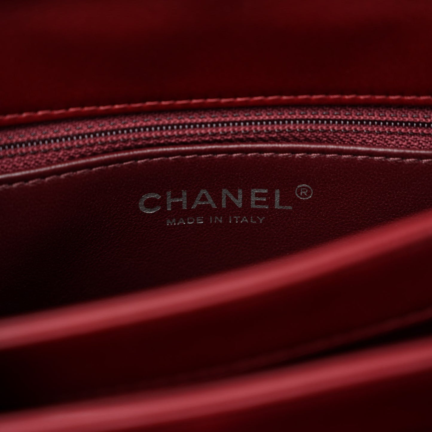 Lambskin Quilted Small Trendy CC Flap Dual Handle Bag Red