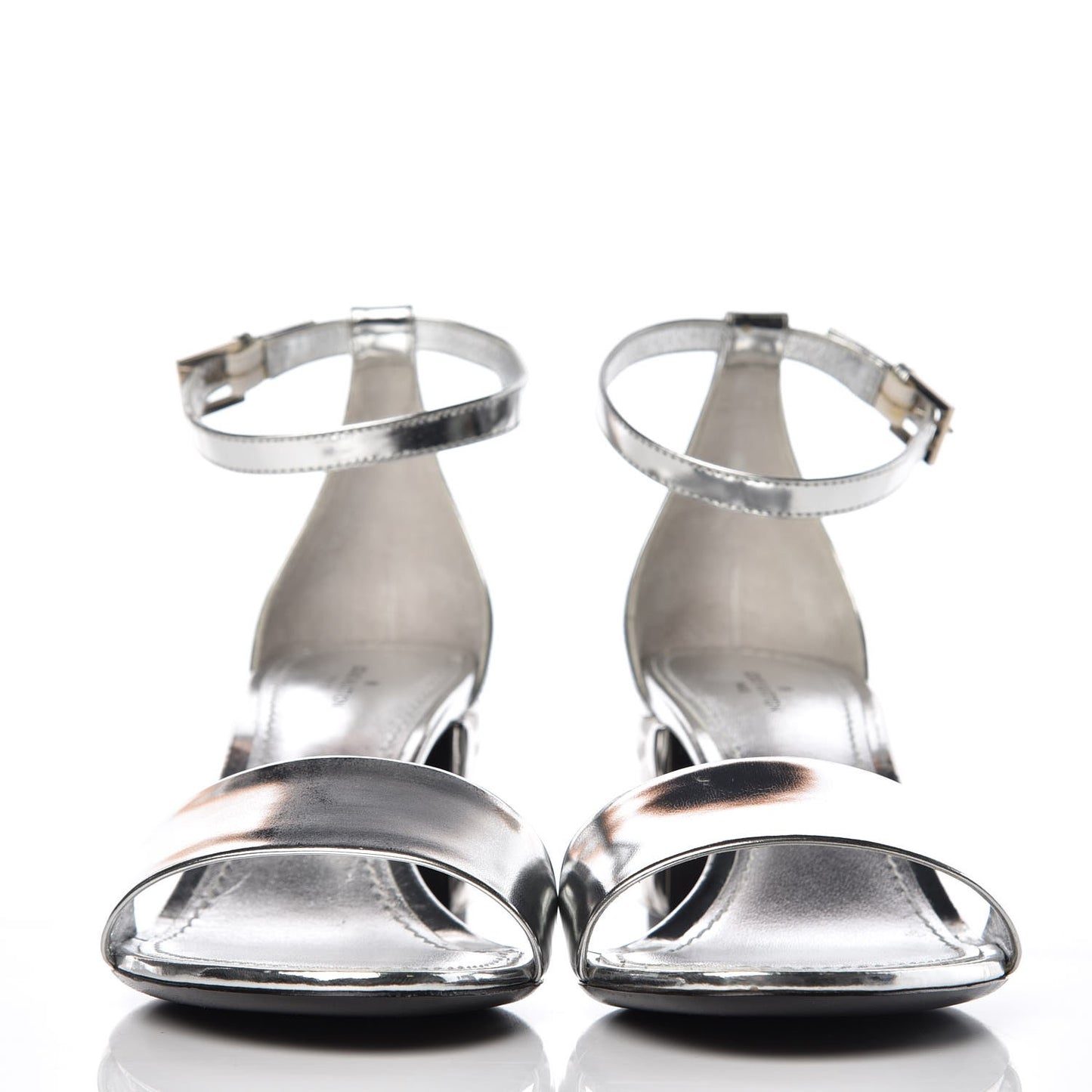 Calfskin Silver Light Sandal 38 Argent