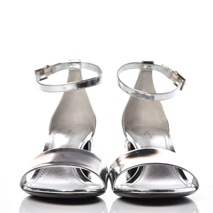 Louis Vuitton Calfskin Silver Light Sandal 38 Argent 2 of 9