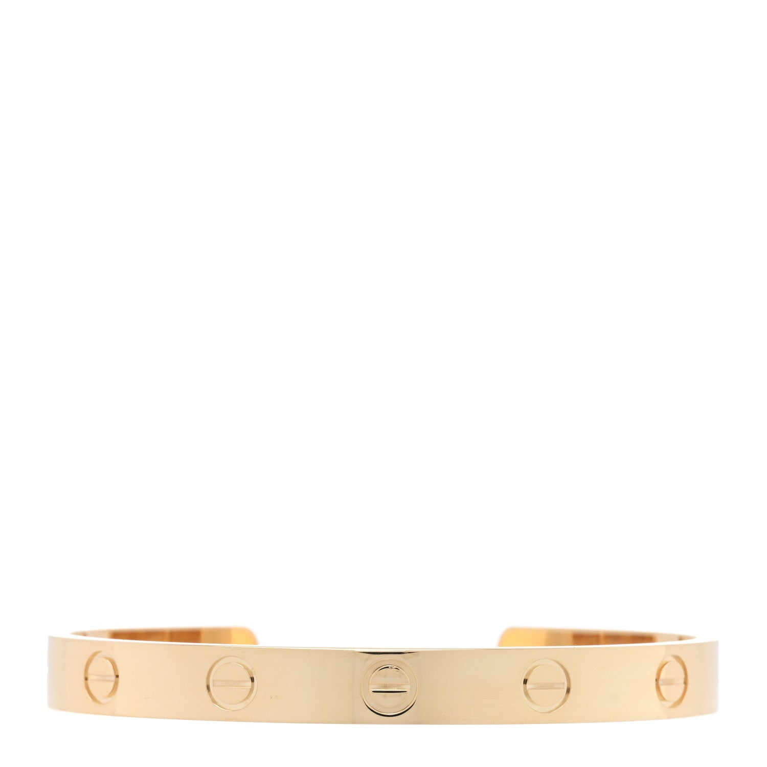 Cartier 18K Yellow Gold LOVE Cuff Bracelet 16 1 of 4