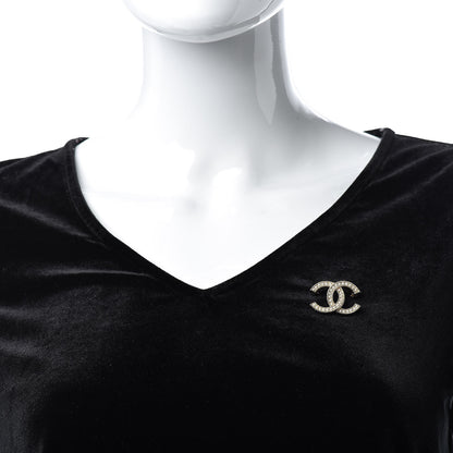 Chanel Pearl CC Mini Brooch Gold 2 of 5