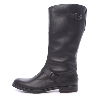 Gucci Calfskin Shearling Boots 11 Black 1 of 9