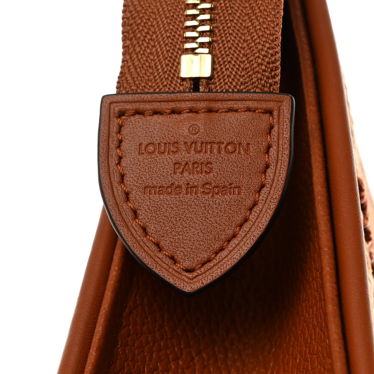 Louis Vuitton Raffia Monogram Giant Toiletry Pouch 26 Tan 6 of 6