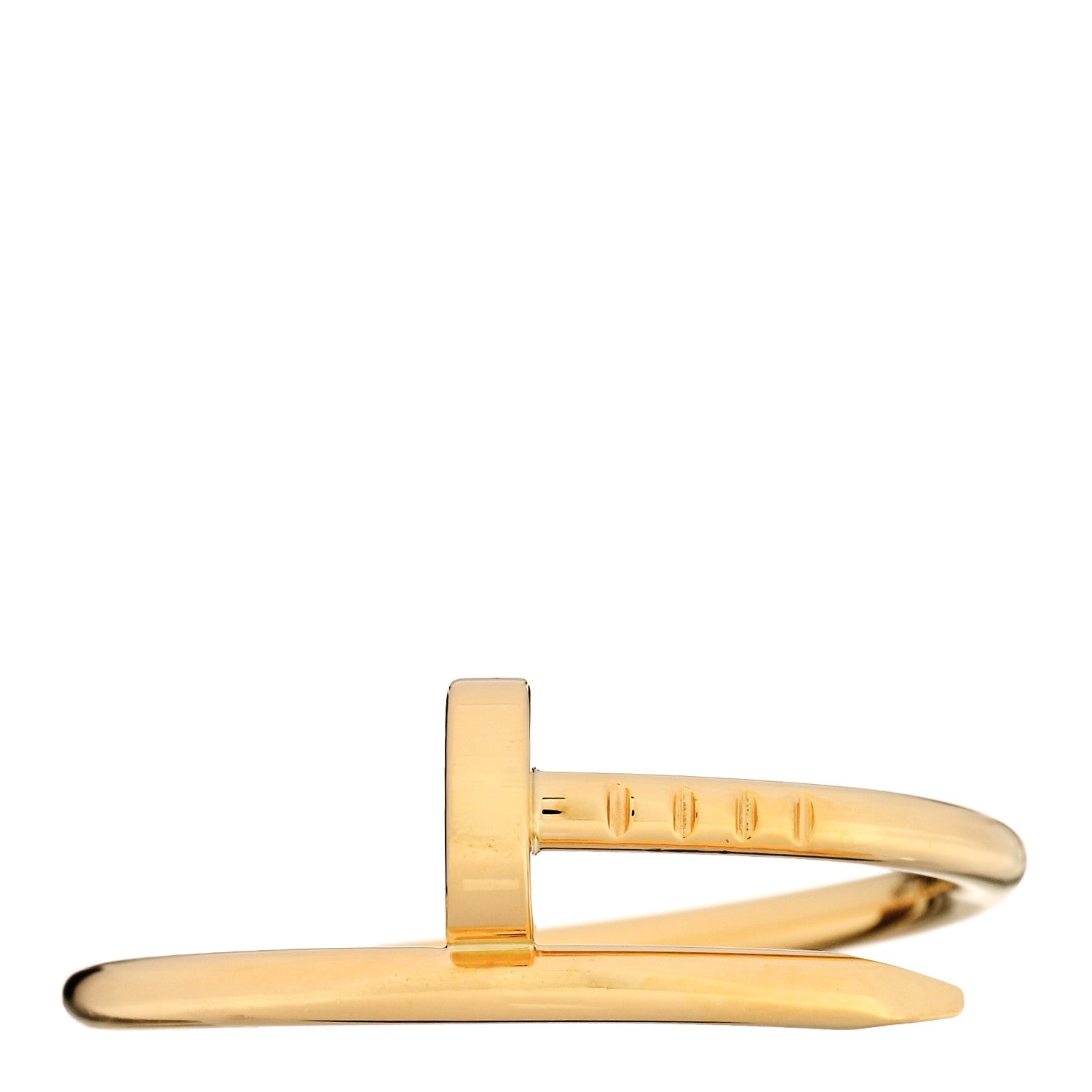 Cartier 18K Yellow Gold Small Juste Un Clou Ring 57 8 1 of 4