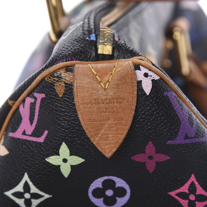 Louis Vuitton Monogram Multicolor Speedy 30 Black 6 of 14