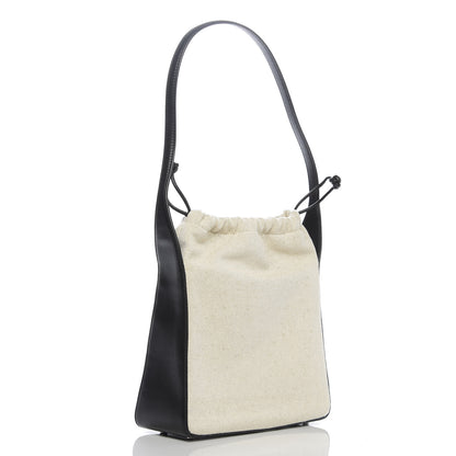 Alexander Wang Calfskin Canvas Ryan Shoulder Bag Natural 3 of 9