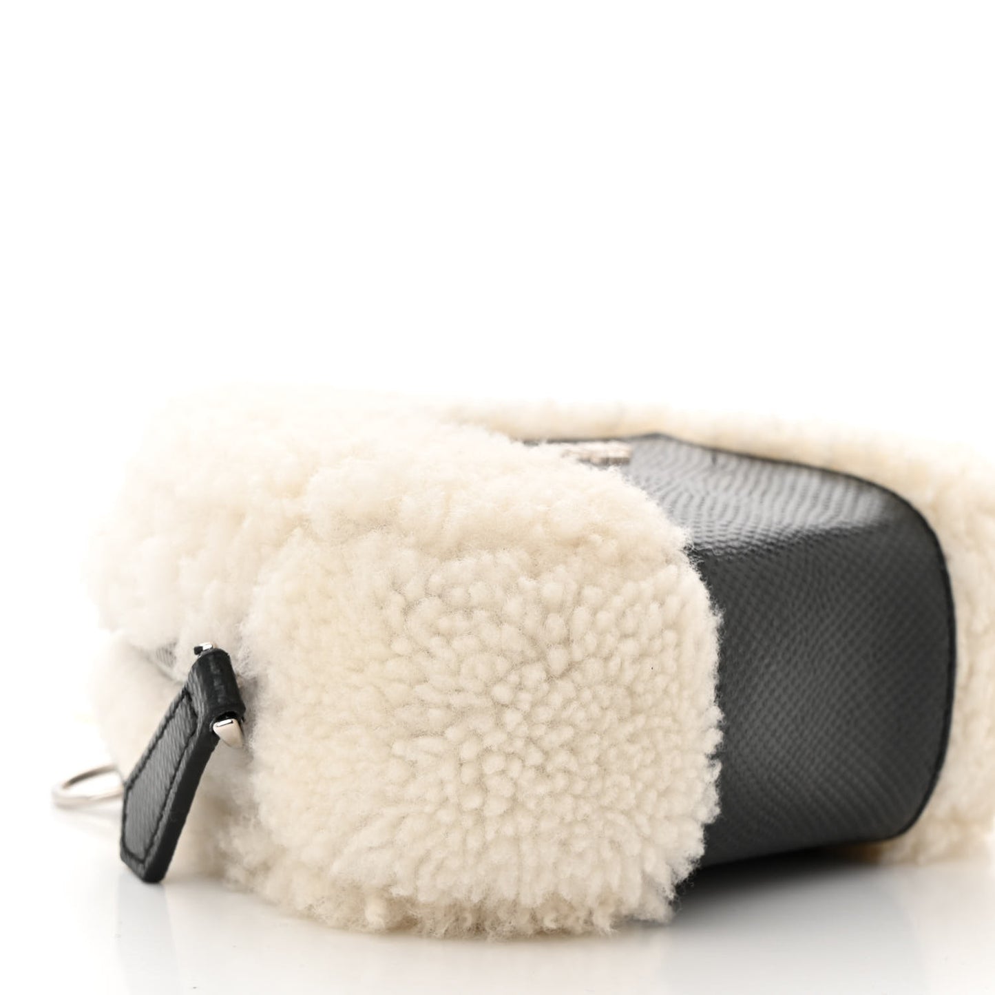 Sheepskin Karung Miniature Onigiri Bag White Ice Verde Alga