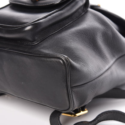 Gucci Calfskin Bamboo Backpack Black 12 of 17
