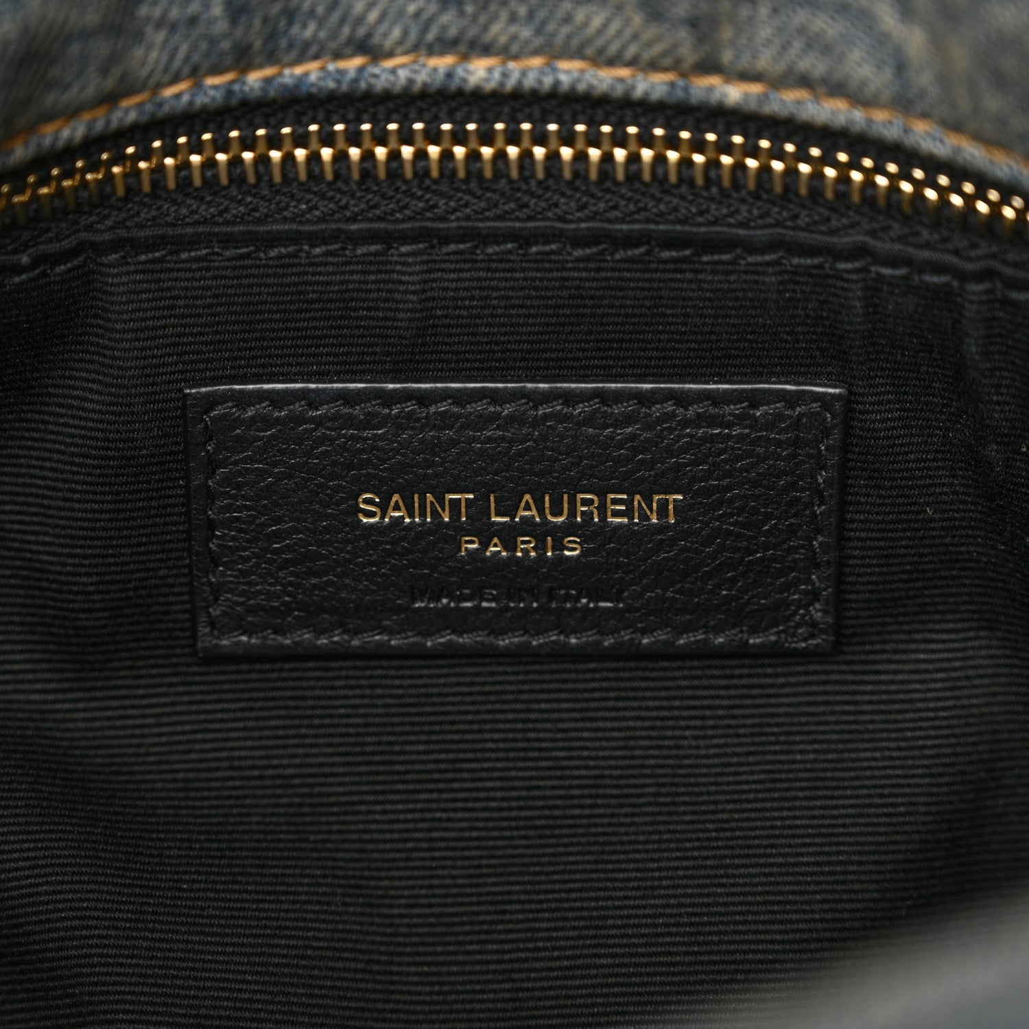Saint Laurent Denim Quilted Small Loulou Puffer Monogram Chain Satchel Blue Cinnamon 6 of 11