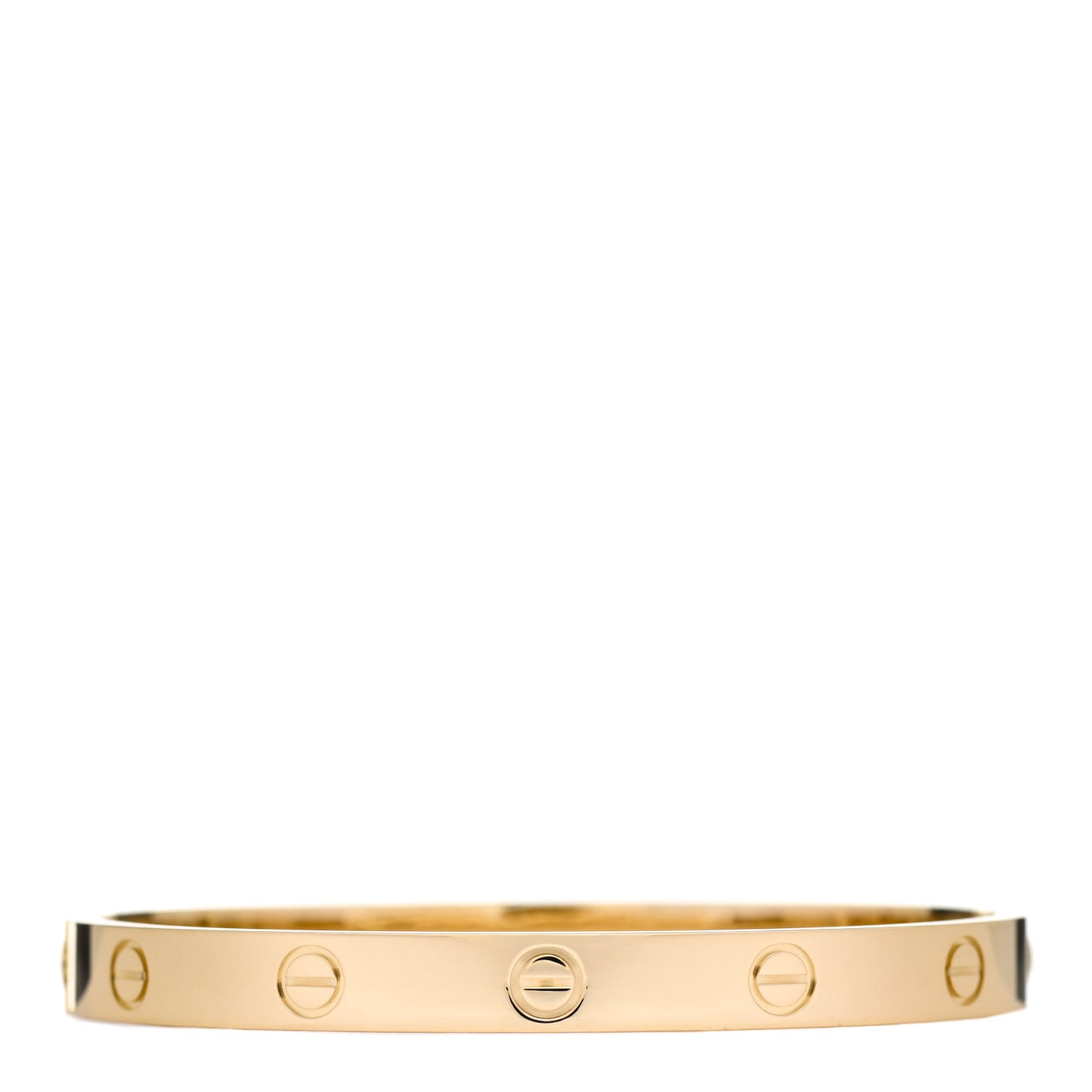 18K Yellow Gold LOVE Bracelet 17