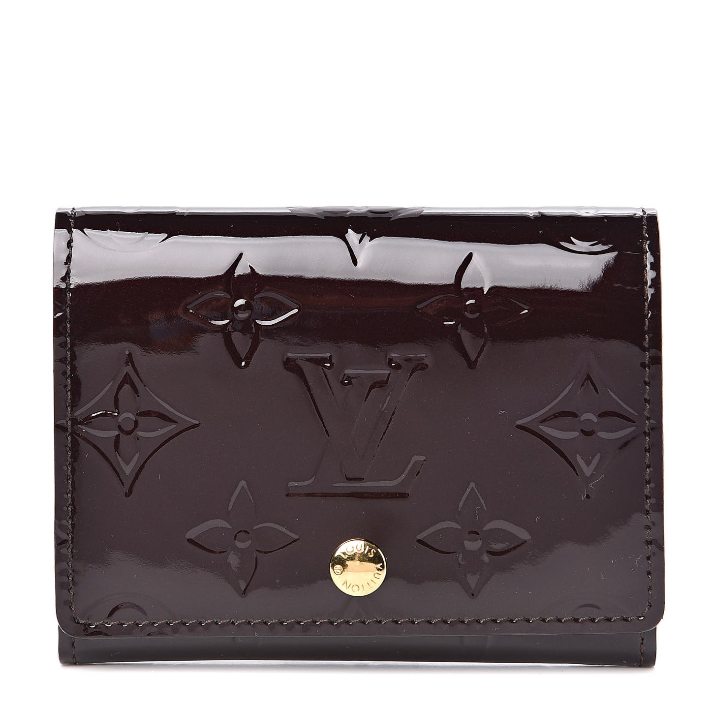 Vernis Business Card Holder Amarante