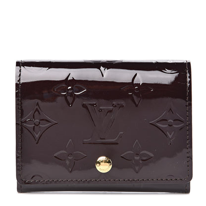 Louis Vuitton Vernis Business Card Holder Amarante 1 of 7