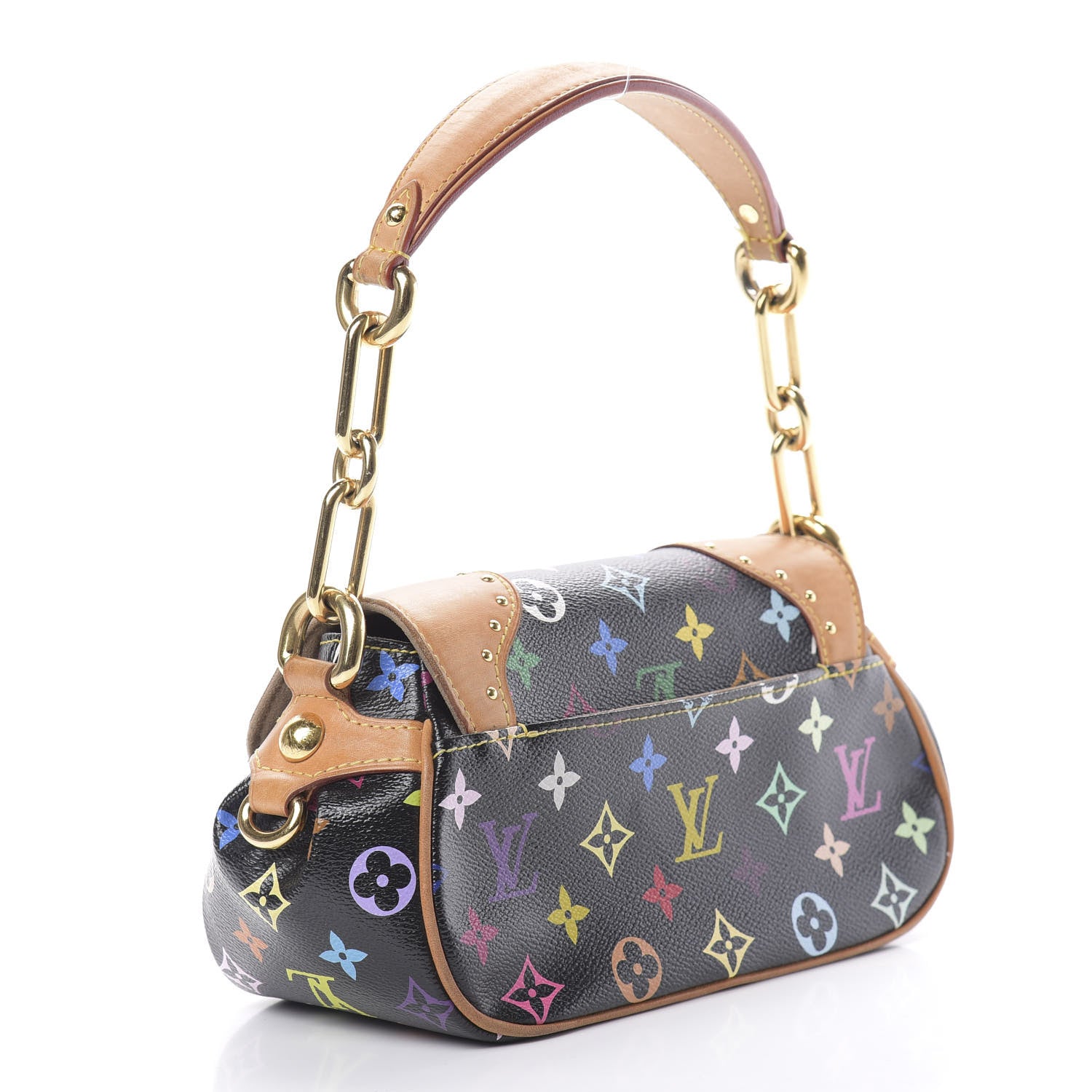 Louis Vuitton Monogram Multicolor Marilyn Black 3 of 17