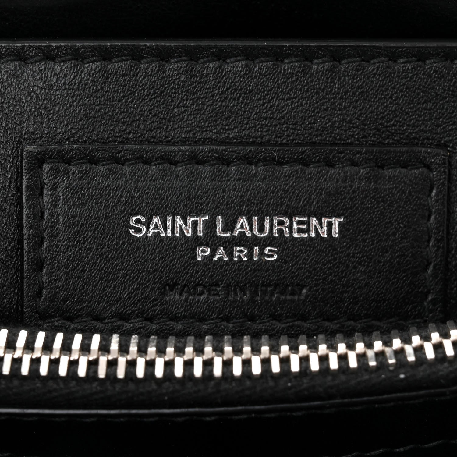 Saint Laurent Calfskin Y Quilted Monogram Small Loulou Chain Satchel Black 6 of 10