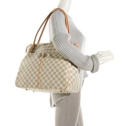 Louis Vuitton Damier Azur Figheri GM 2 of 7
