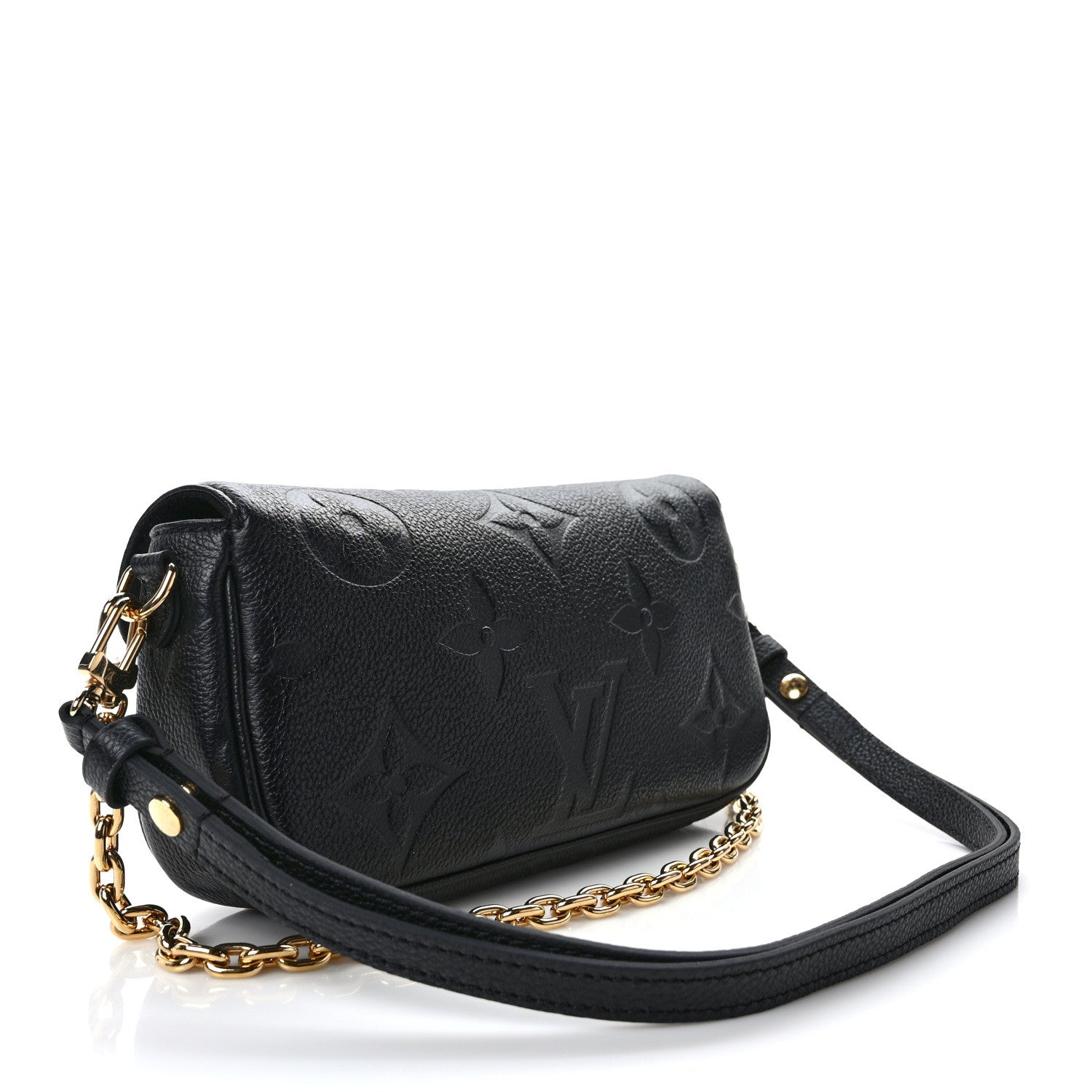 Louis Vuitton Empreinte Monogram Giant Ivy Wallet On Chain Black 3 of 13