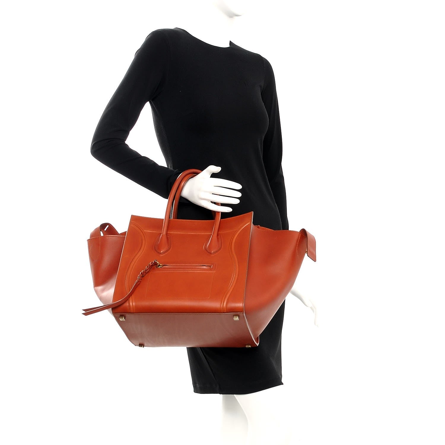Celine Natural Calfskin Medium Phantom Luggage Brick 2 of 8