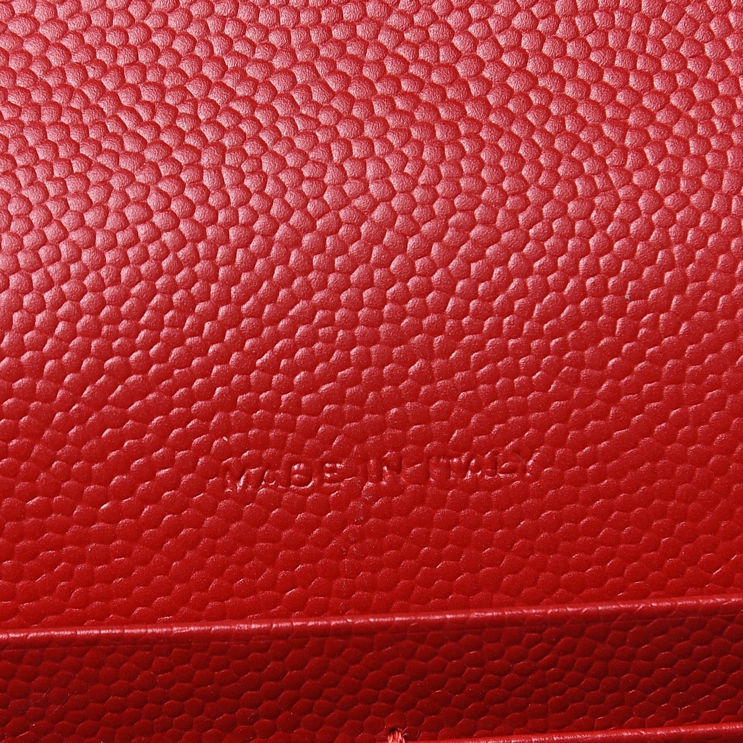 Saint Laurent Grain De Poudre Matelasse Chevron Monogram Envelope Chain Wallet New Red 7 of 10