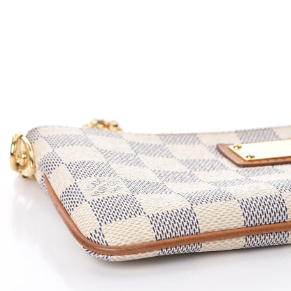 Louis Vuitton Damier Azur Pochette Milla MM 9 of 12