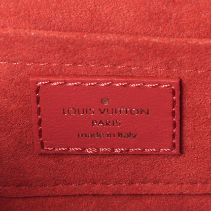 Louis Vuitton Calfskin Embellished New Wave Love Lock Heart Bag Ecarlate 9 of 9
