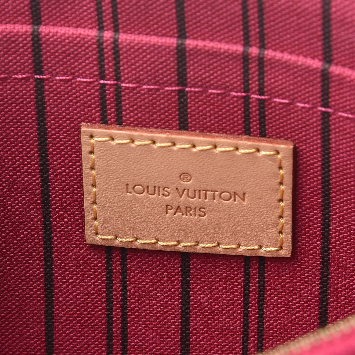 Monogram Neverfull MM GM Pochette Pivoine