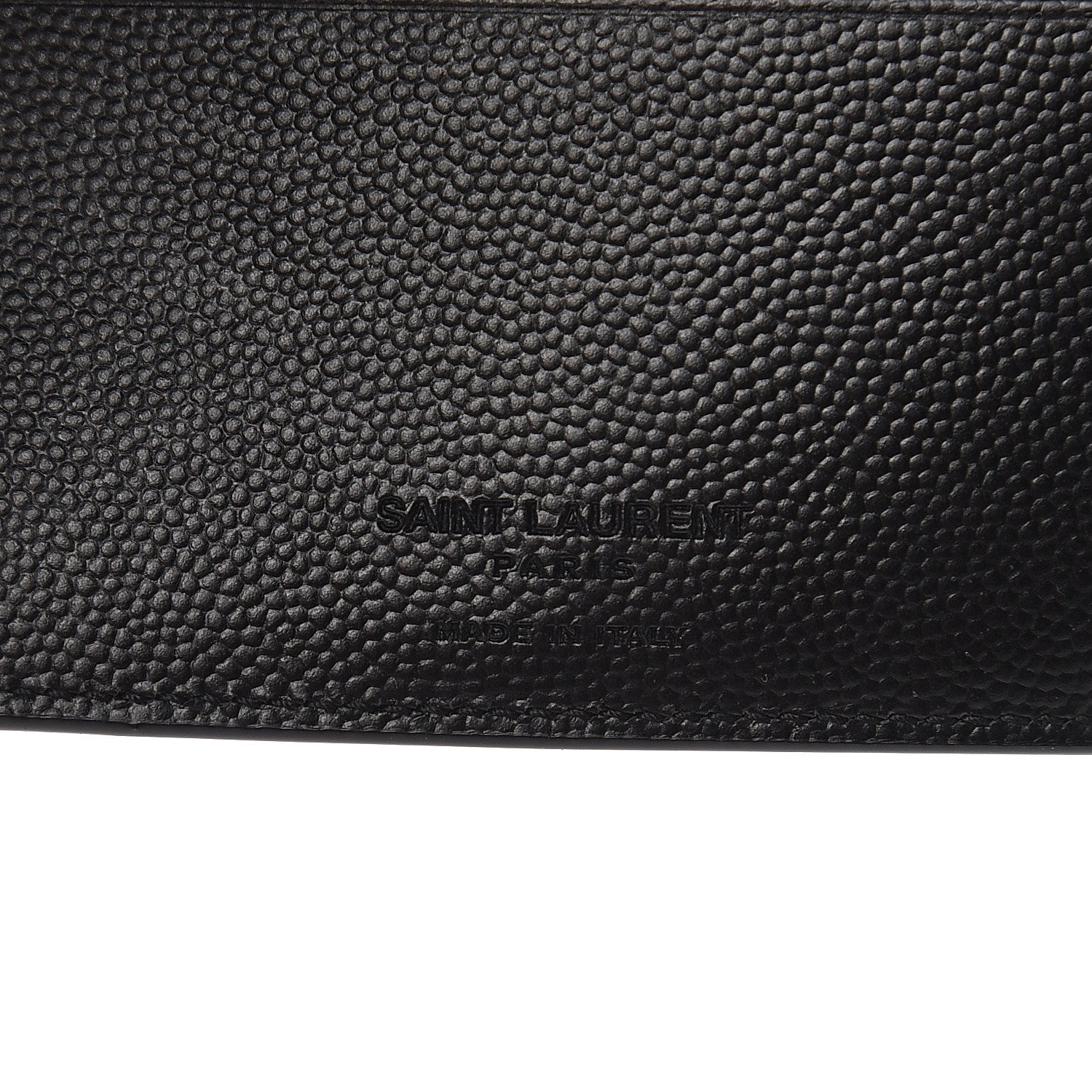 Saint Laurent Grain De Poudre Zebra Print East West Wallet Pink 5 of 6