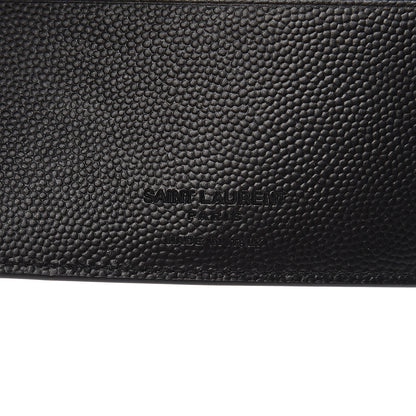Saint Laurent Grain De Poudre Zebra Print East West Wallet Pink 5 of 6