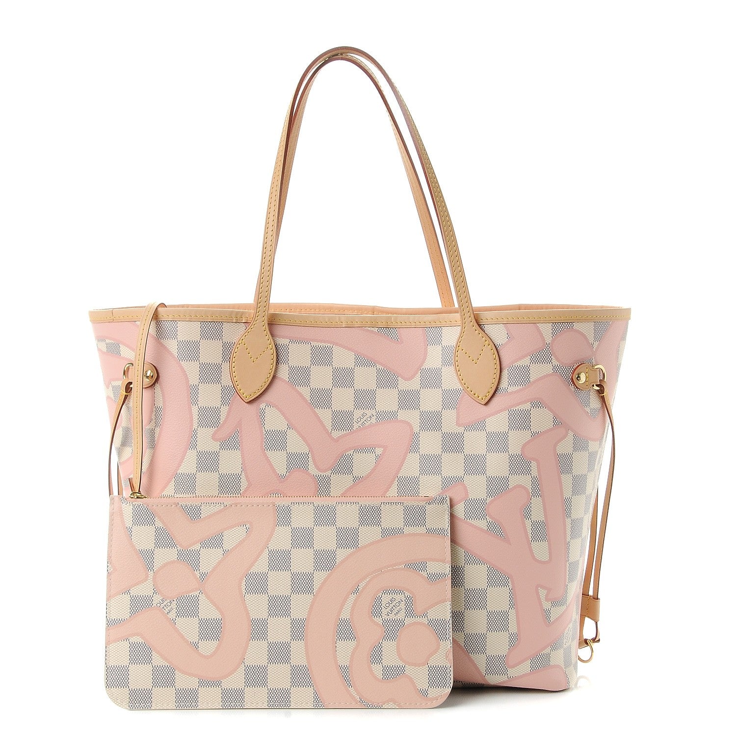 Louis Vuitton Damier Azur Tahitienne Neverfull MM 1 of 11