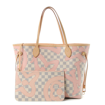Louis Vuitton Damier Azur Tahitienne Neverfull MM 1 of 11