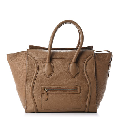 Celine Pebbled Calfskin Mini Luggage Camel 1 of 14