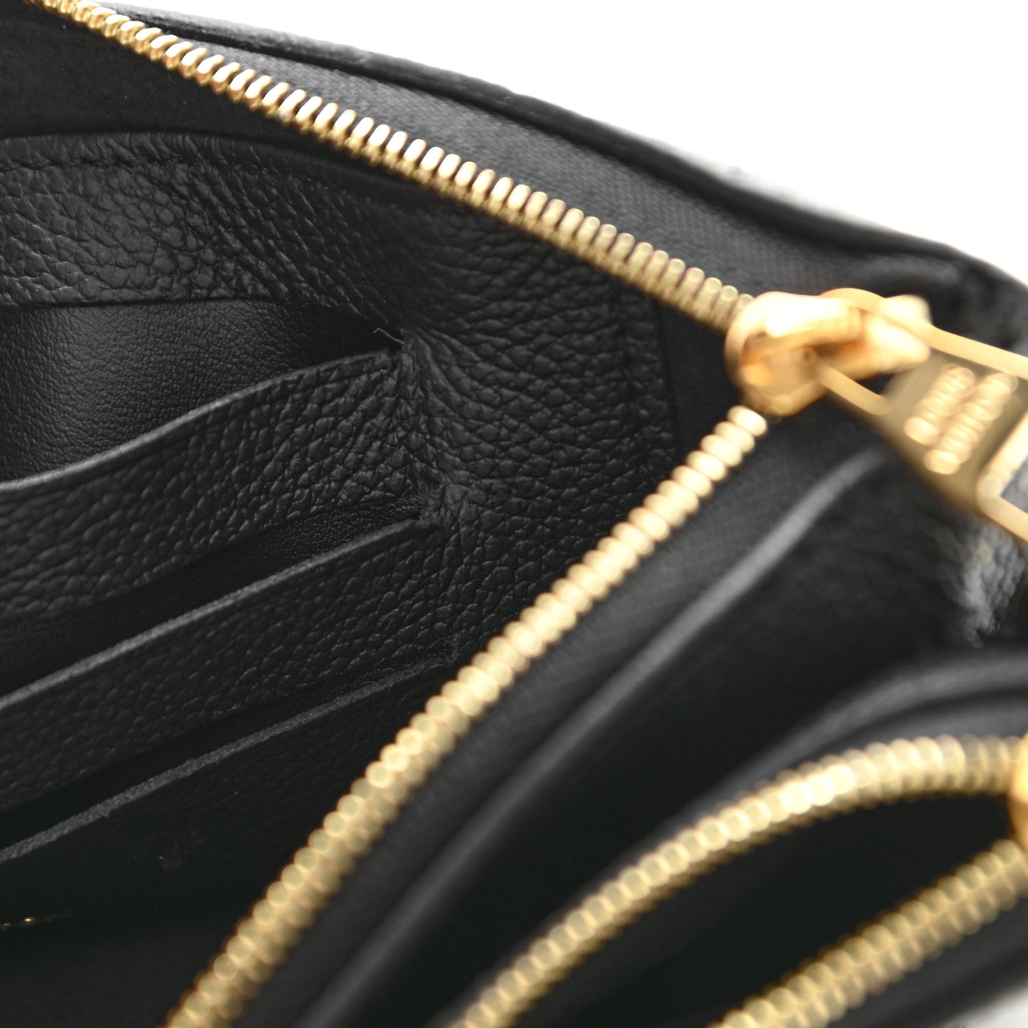 Empreinte Double Zip Pochette Black