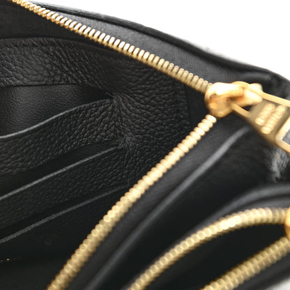 Louis Vuitton Empreinte Double Zip Pochette Black 11 of 16