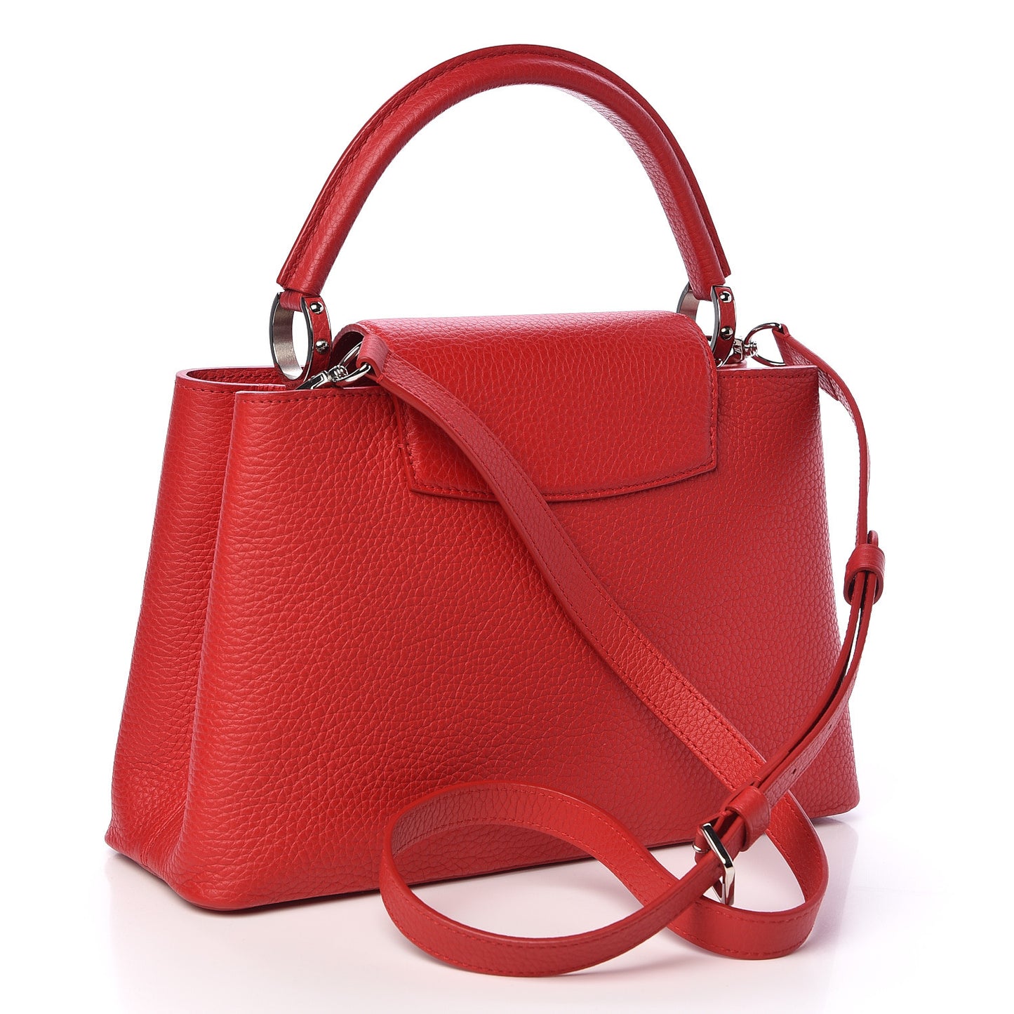 Taurillon Capucines PM Rubis
