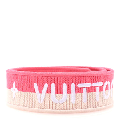 Louis Vuitton Jacquard Logo Shoulder Strap Pink 2 of 4