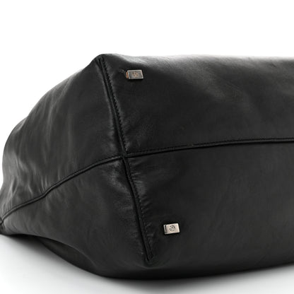 The Row Calfskin Double Circle Bag Black 8 of 11