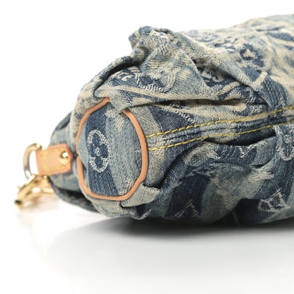 Louis Vuitton Monogram Denim Mini Pleaty Blue 9 of 11
