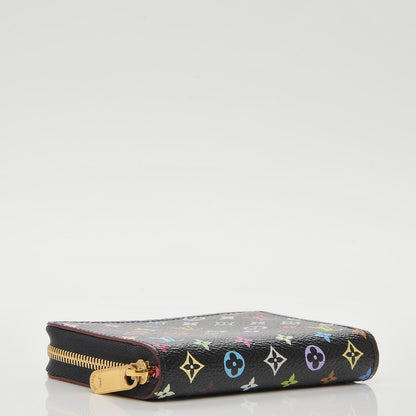 Louis Vuitton Monogram Multicolor Zippy Coin Purse Black Grenade 3 of 6
