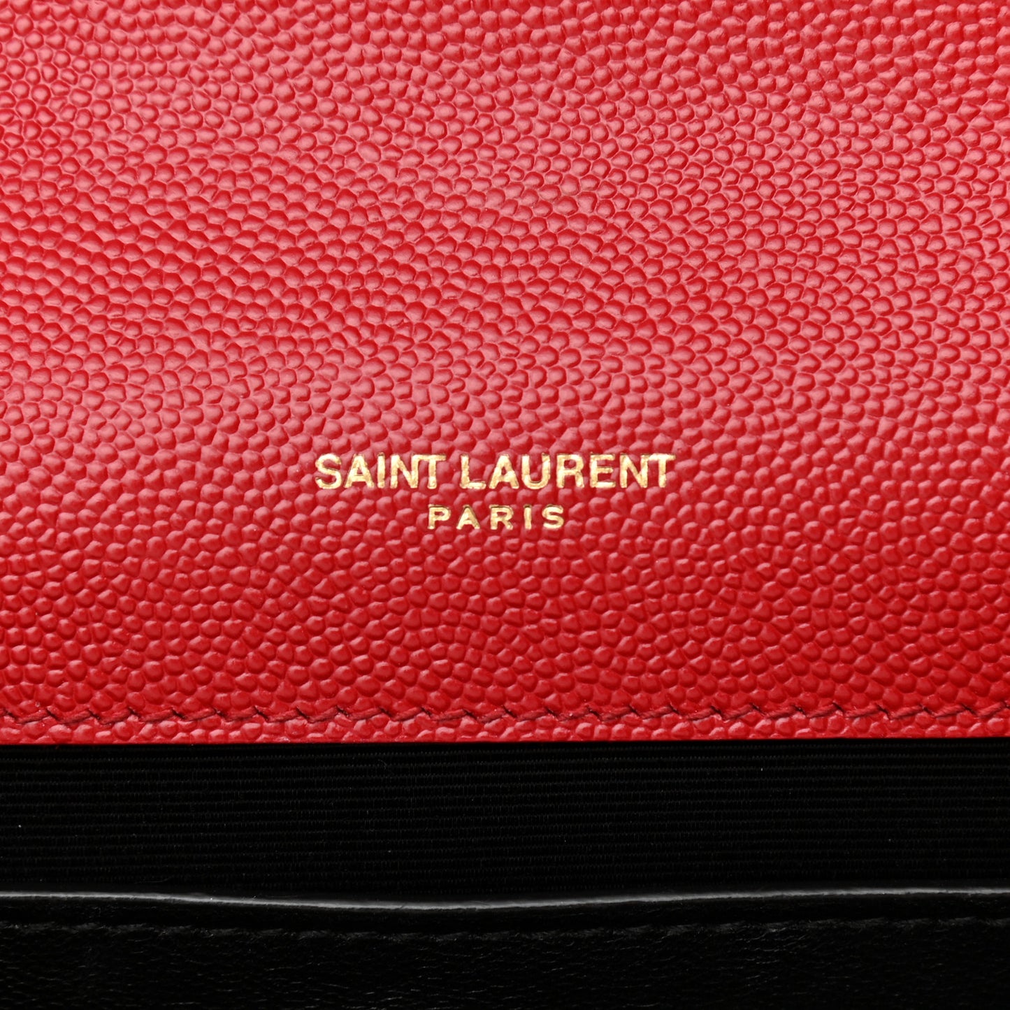 Grain De Poudre Medium Monogram Kate Satchel Red