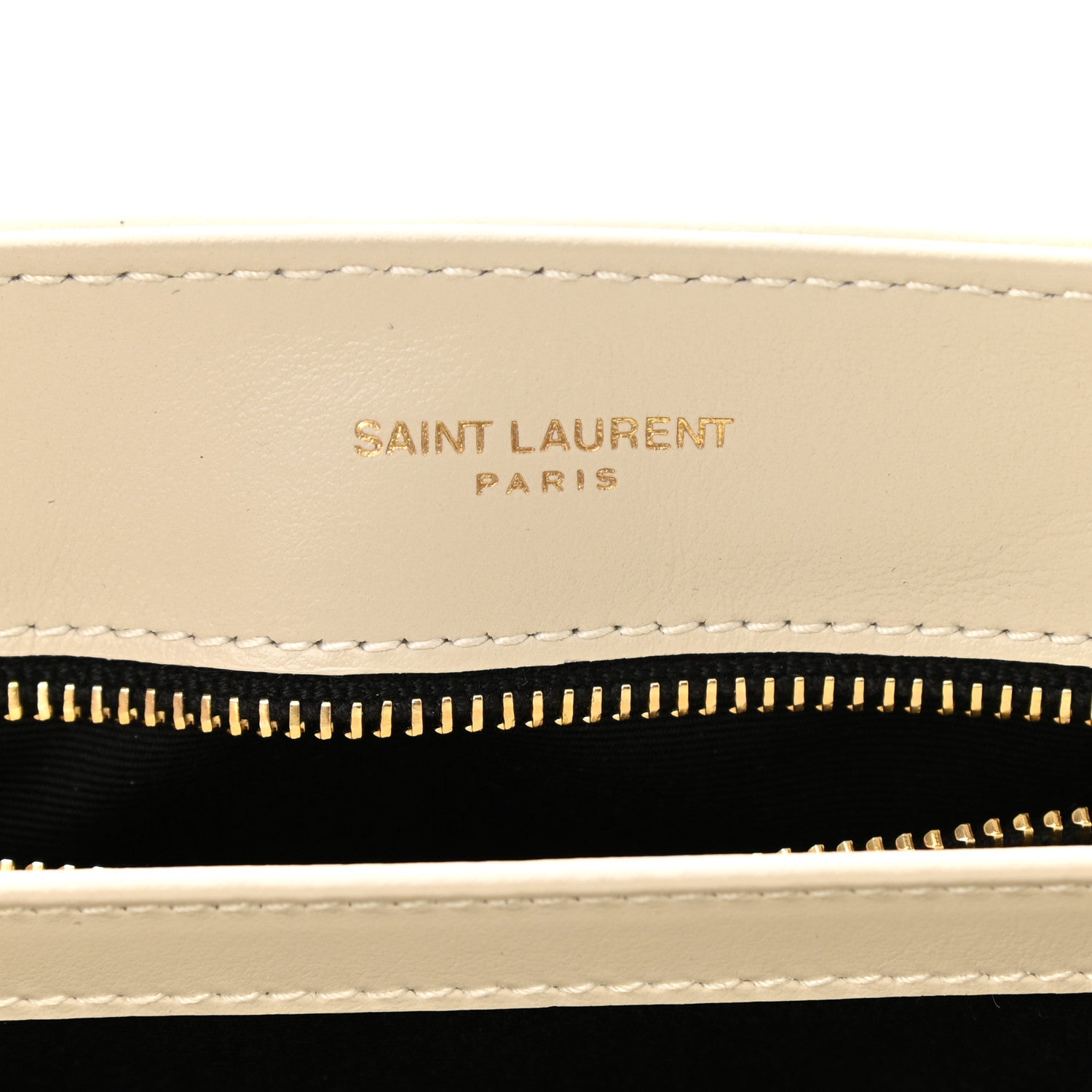 Saint Laurent Calfskin Y Quilted Monogram Toy Loulou Crossbody Bag Crema Soft 6 of 9
