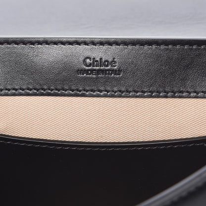 Chloe Calfskin Suede C Clutch With Chain Black 6 of 9