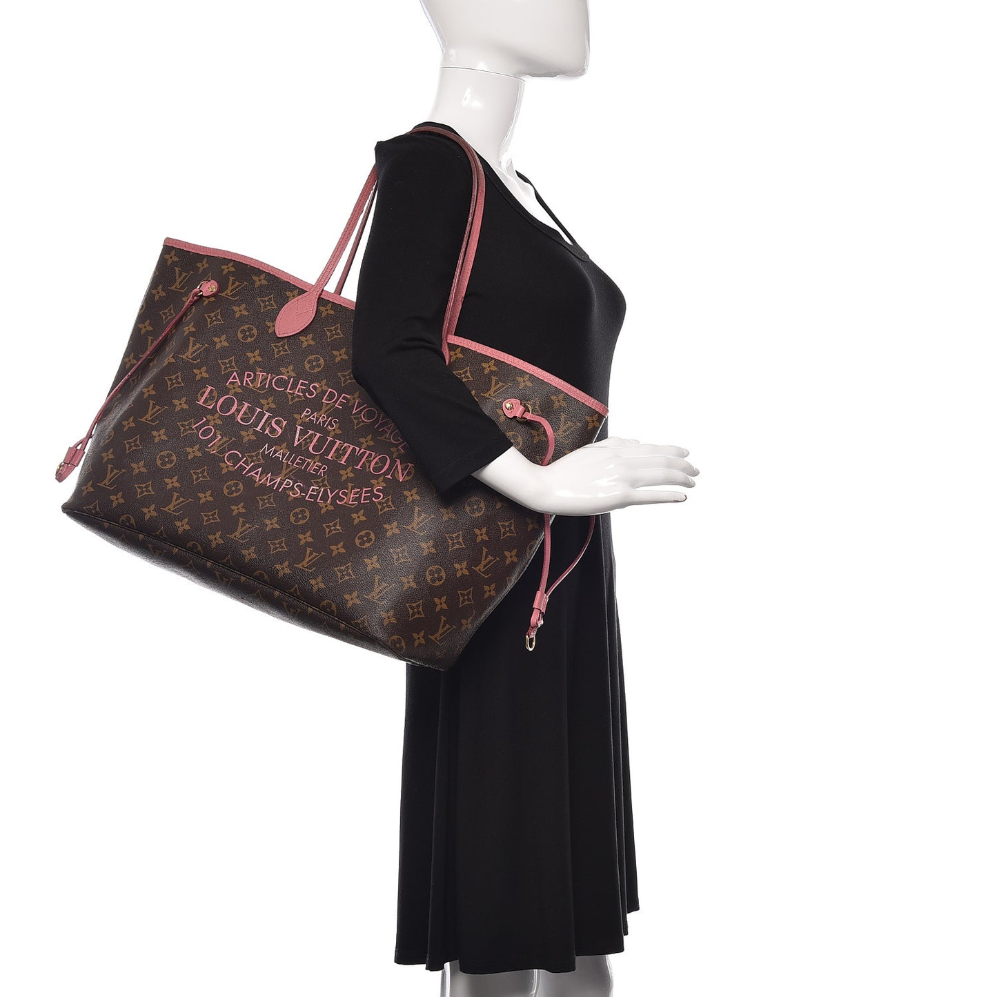 Monogram Articles de Voyage Ikat Neverfull GM Rose Velours