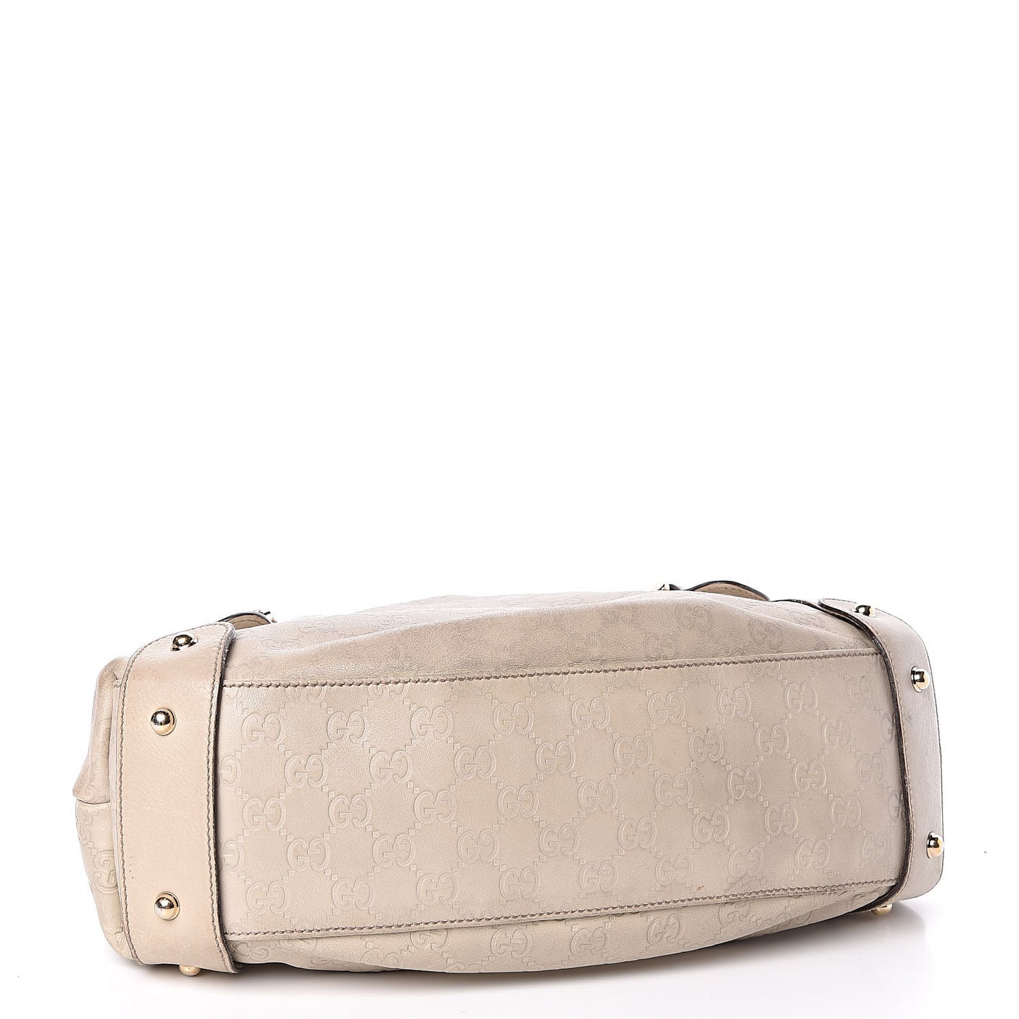 Guccissima Small Pelham Shoulder Bag Off White