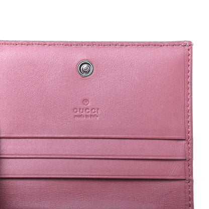 Gucci GG Supreme Monogram Blooms Card Case Wallet Beige Multicolor Dry Rose 6 of 9