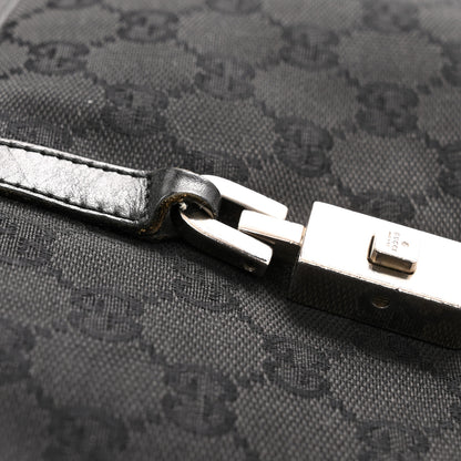 Gucci Monogram Jackie O Chain Hobo Black 11 of 13