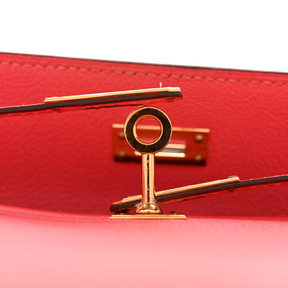 Hermes Chevre Chandra Kelly Sellier 25 Rose Azalee 11 of 14