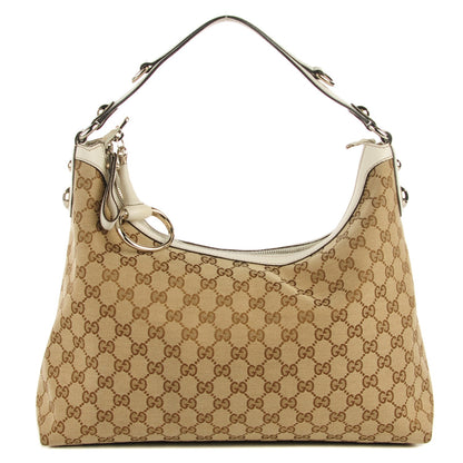 Gucci Monogram Icon Bit Medium Hobo Off White 1 of 7