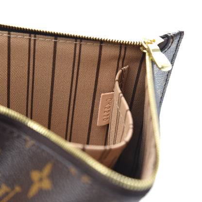 Louis Vuitton Monogram Neverfull MM GM Pochette 7 of 7