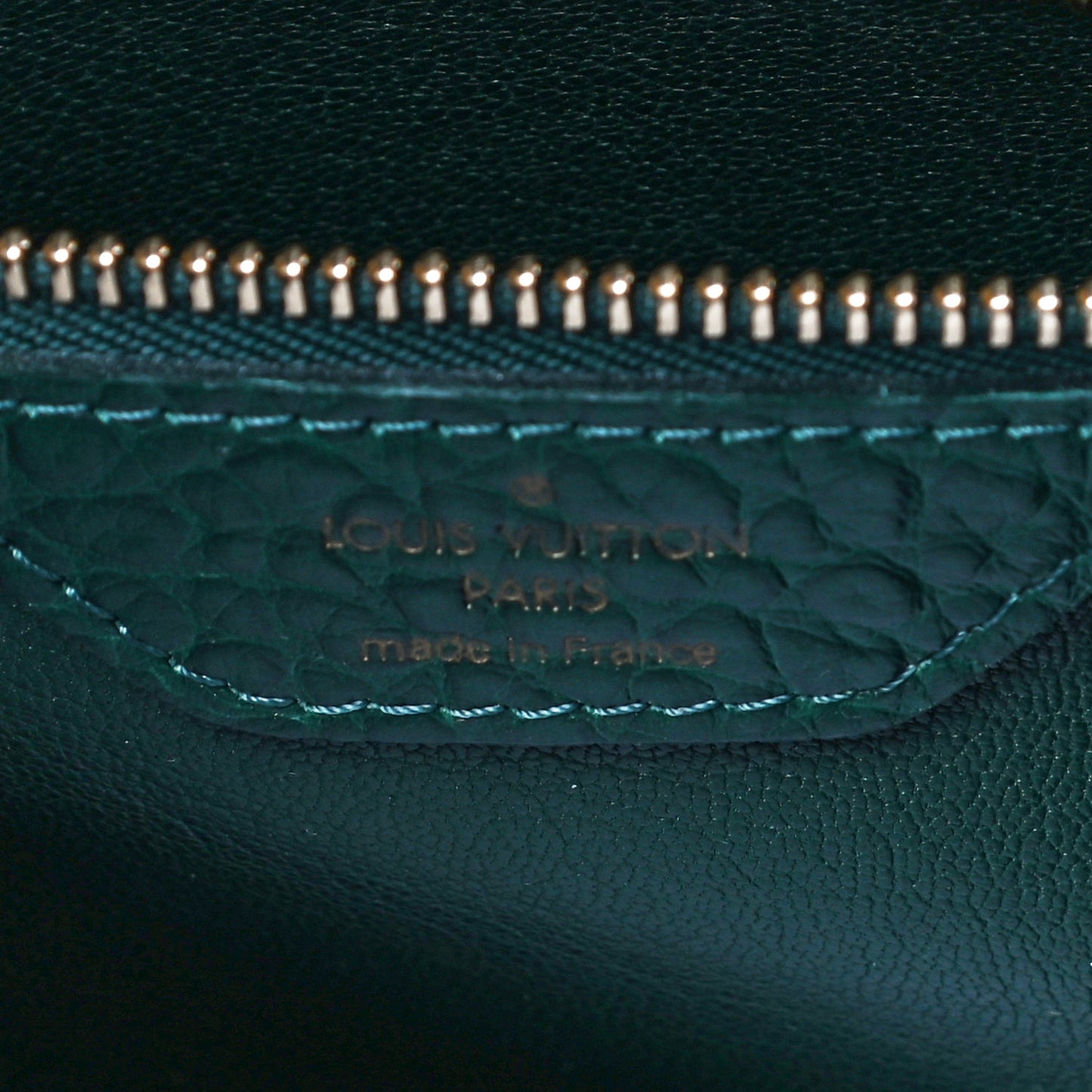 Ostrich Lizard Majestueux Shoulder Bag Vert
